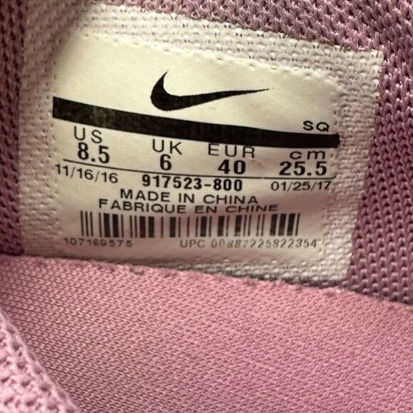 Nike~Women’s~Air Max 90 Ultra 2.0 BR Orange/Pink Running Shoes~Size 8.5 - Picture 8 of 8